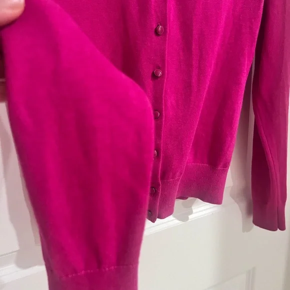 Banana Republic Fuchsia Cardigan Sweater - Picture 4 of 6